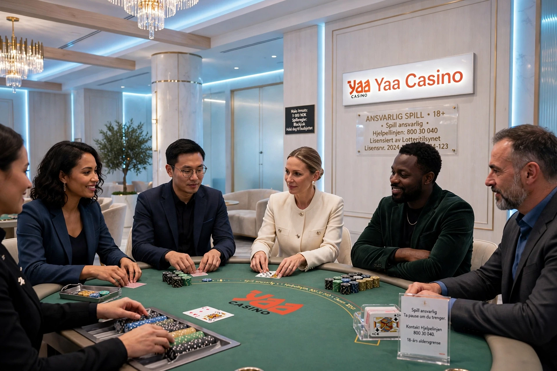 blackjack på Yaa Casino