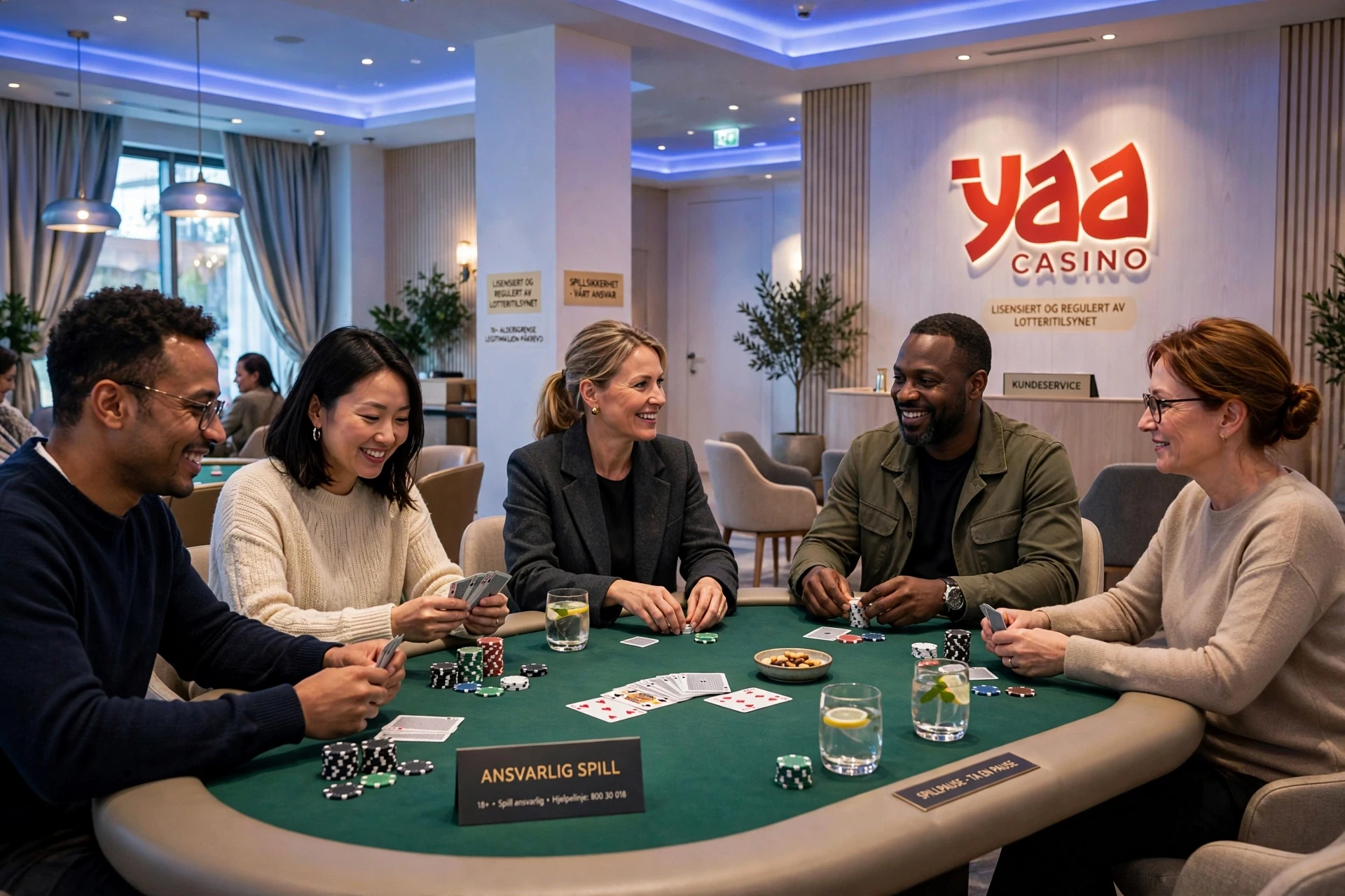 Regler for poker på YAA CASINO