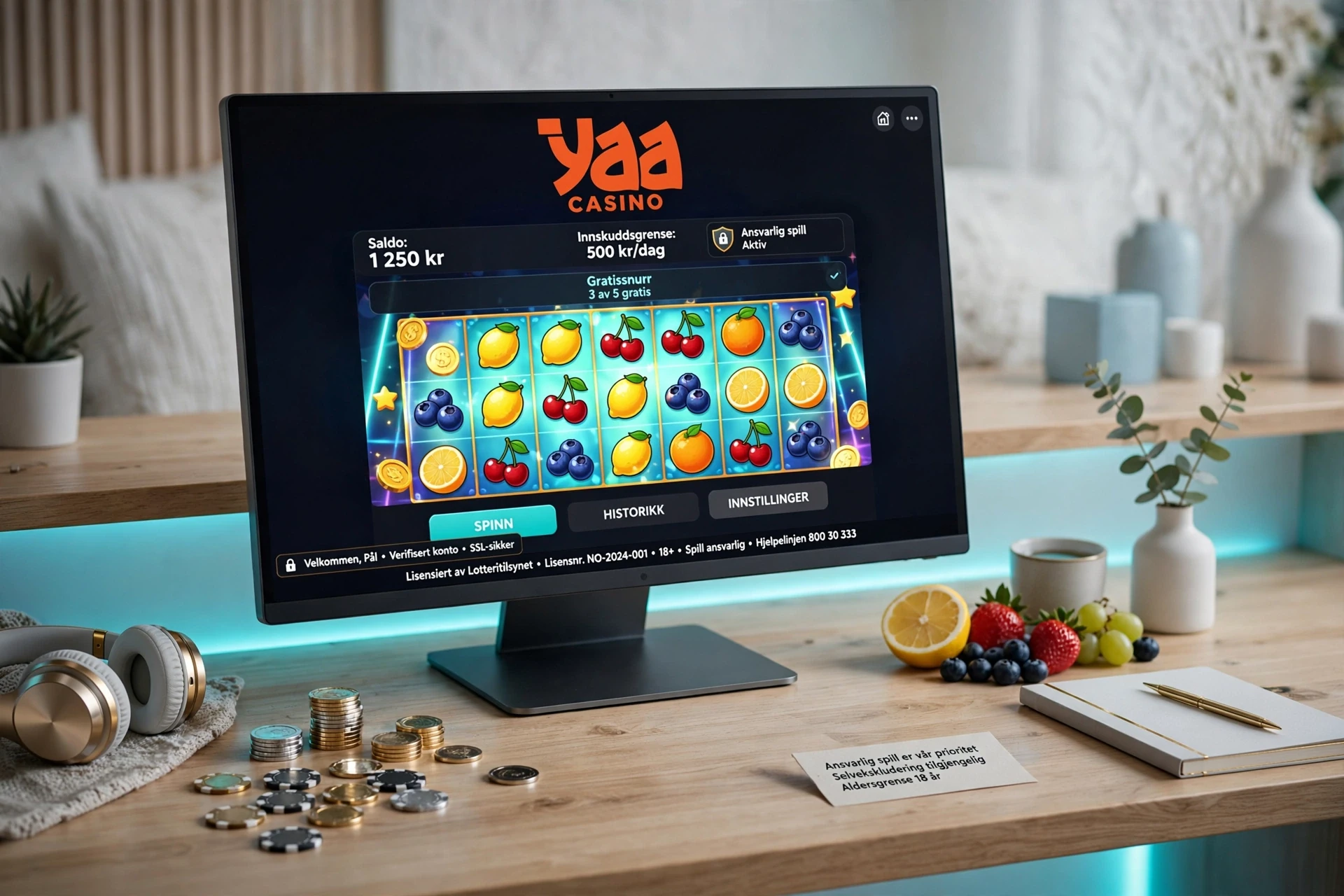 spilleautomater YAA CASINO