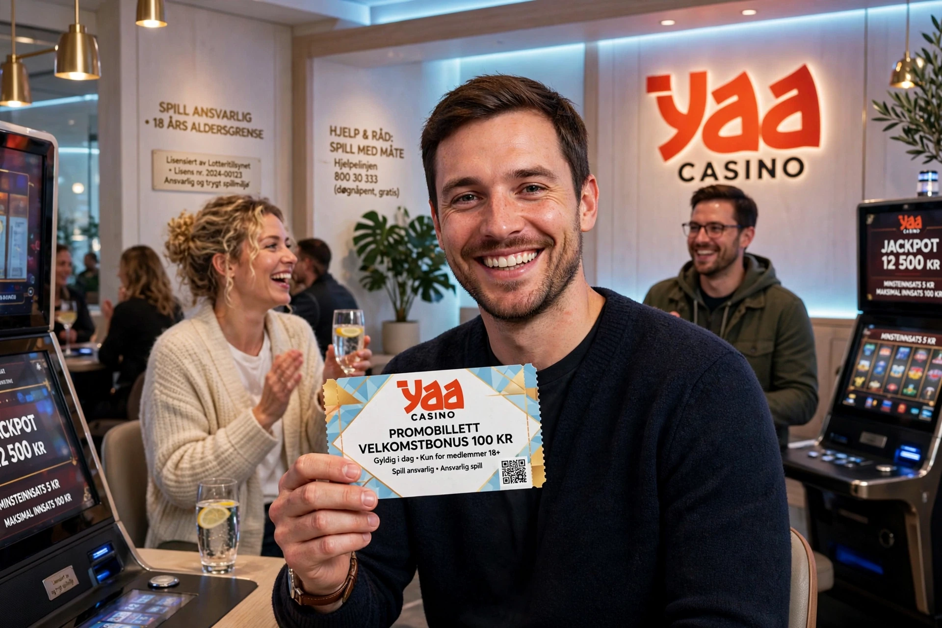 a person with a casino bonus AZUR CASINO