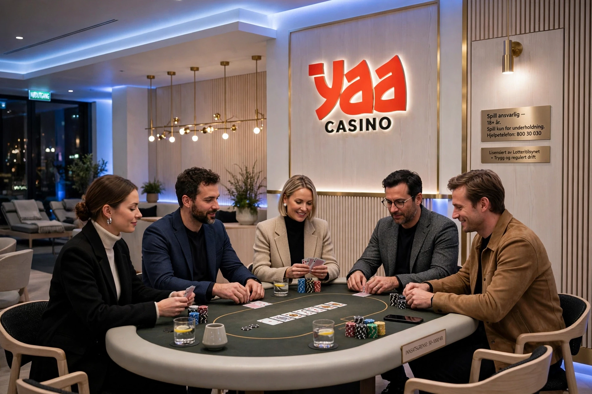 pokerturnering på YAA CASINO