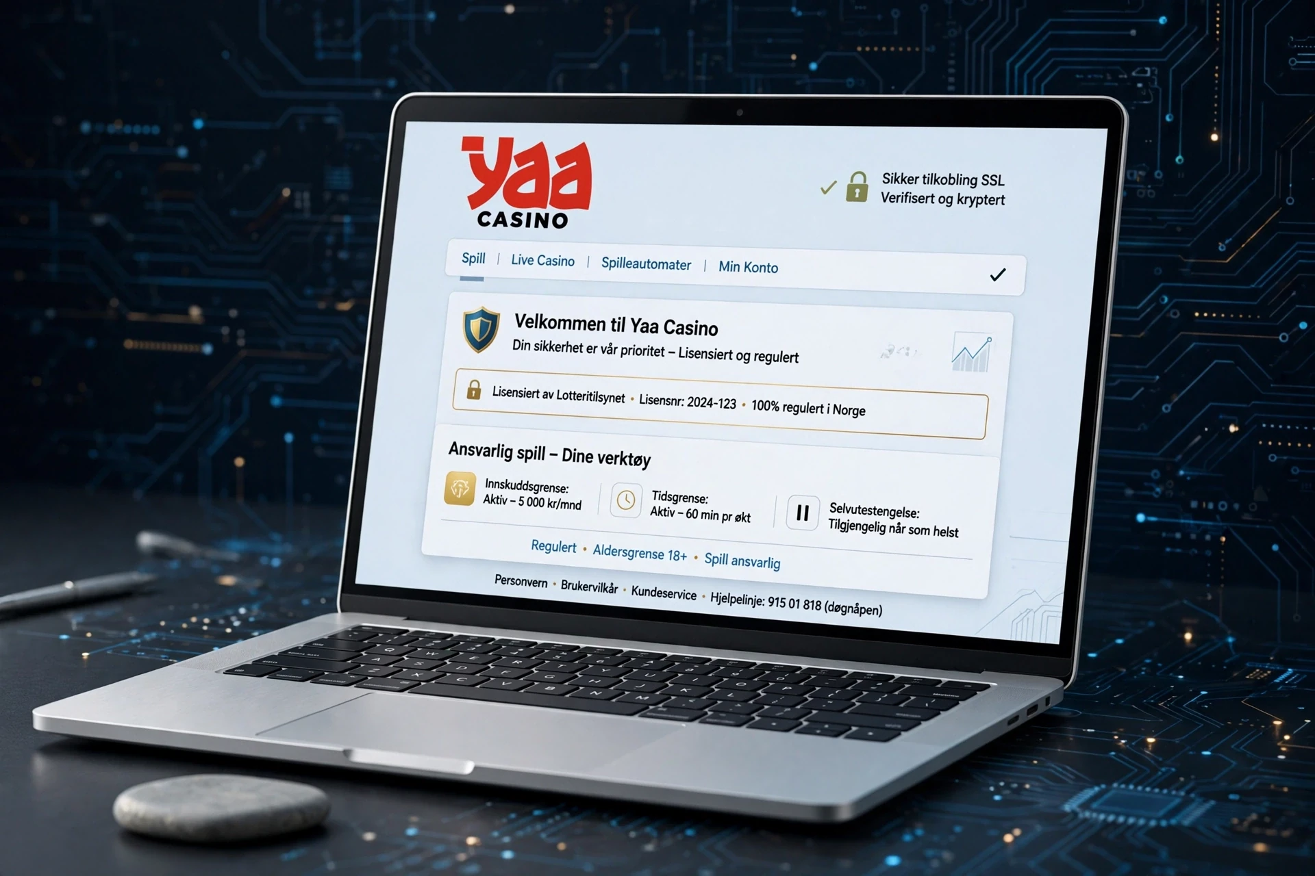 SSL-sertifikat Yaa Casino