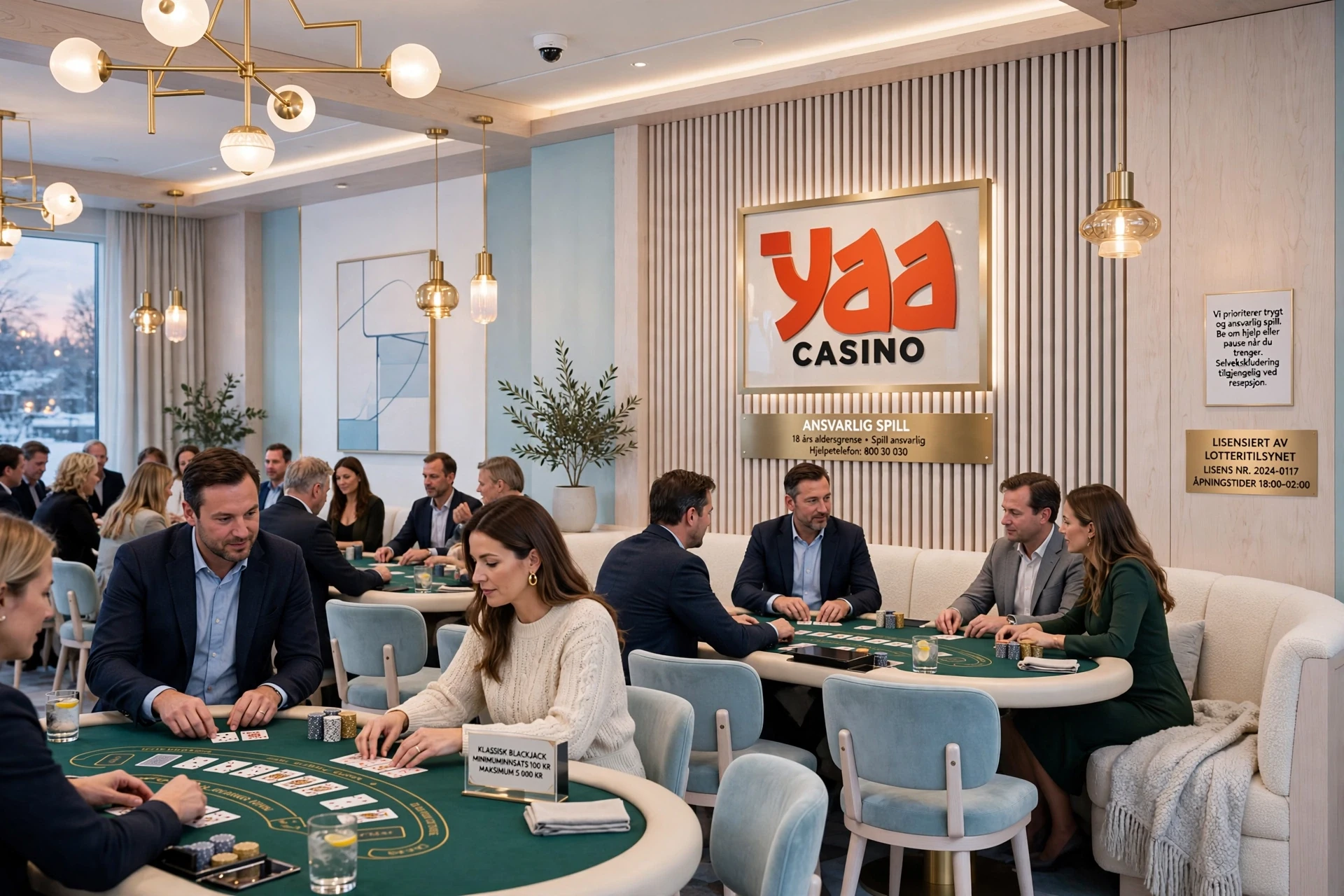 VIP spillrom hos Yaa Casino
